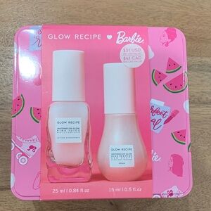 NIB unopened Glow Recipex Barbie colab Watermelon glow moisturizer + dew drops